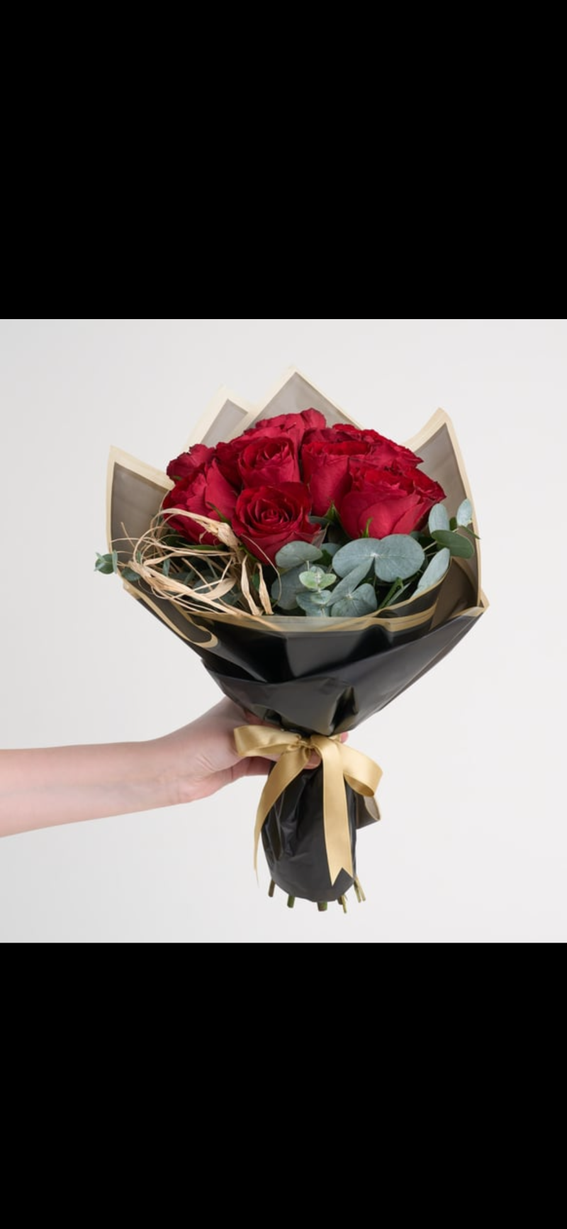 11 adet kırmızı gül 