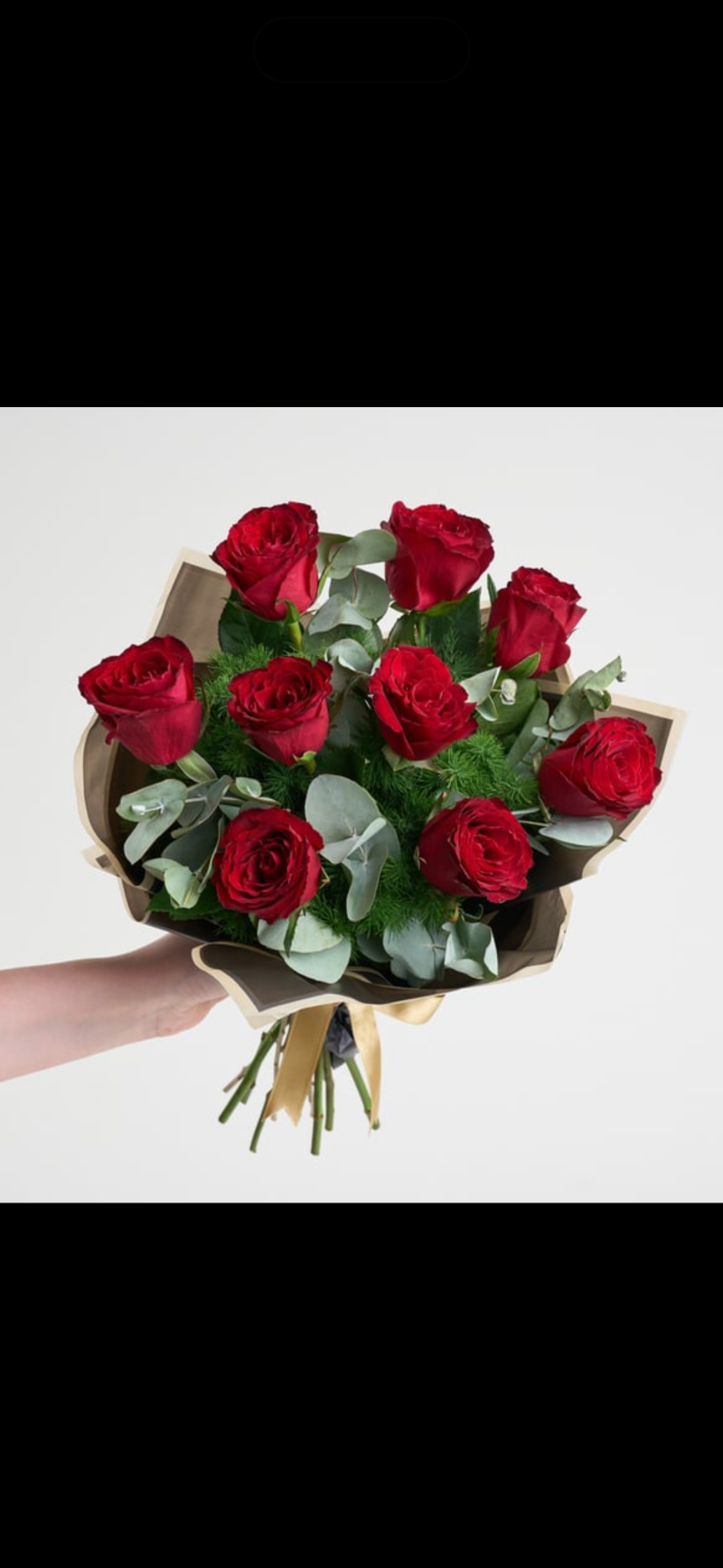 9 adet kırmızı gül 