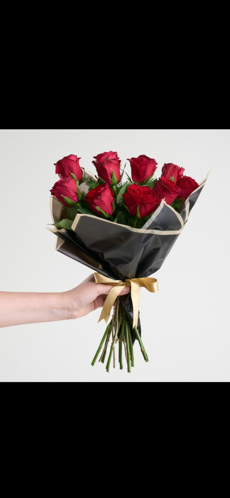 9 adet kırmızı gül 